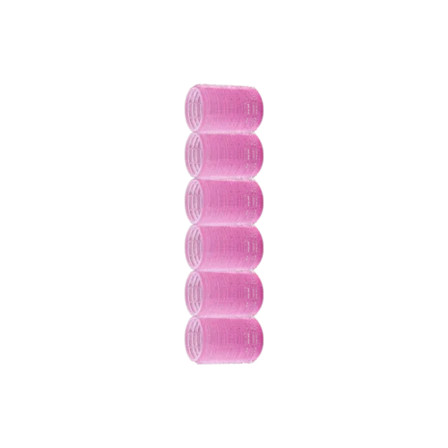 Hair Rollers Set of 6 Round Styling Clamps for Curls, Straightening and Flattening -WHR-3