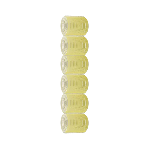 Hair Rollers Set of 6 Round Styling Clamps for Curls, Straightening and Flattening -WHR-5