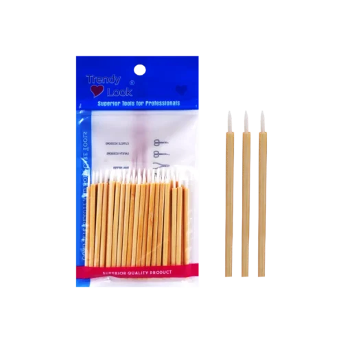 Disposable wooden Eye Liner Brush Brush  50pcs