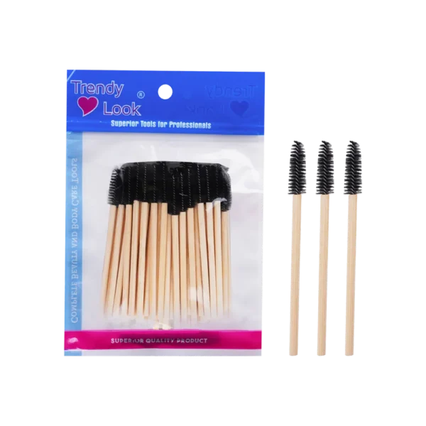 WOODEN-MASCARA-BRUSH-50-PCS Disposable wooden Mascara Brush 50pcs