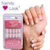 Trendy Look Press-On Nails | Instant Glam Manicure | Long-Lasting, Reusable & Easy to Apply Artificial Nails for Women & Girls