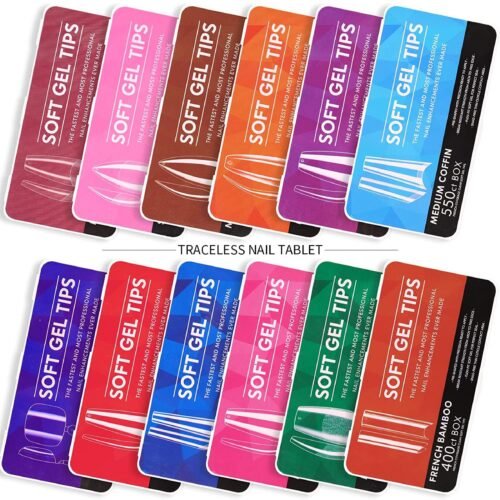 ad-3 Nail Art Soft Nail Tips for DIY Manicure, Salons & Home Use
