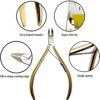 Add-1 Trendy Look Stainless Steel Cuticle Cutter – Precision Trimmer for Clean & Neat Nails