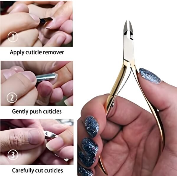 Add-2 Trendy Look Stainless Steel Cuticle Cutter – Precision Trimmer for Clean & Neat Nails