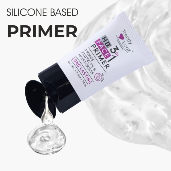 Trendy Look HD Primer – Oil-Free, Pore Minimizing & Long-Lasting Makeup Base – Matte Finish, Lightweight Formula, 30ml